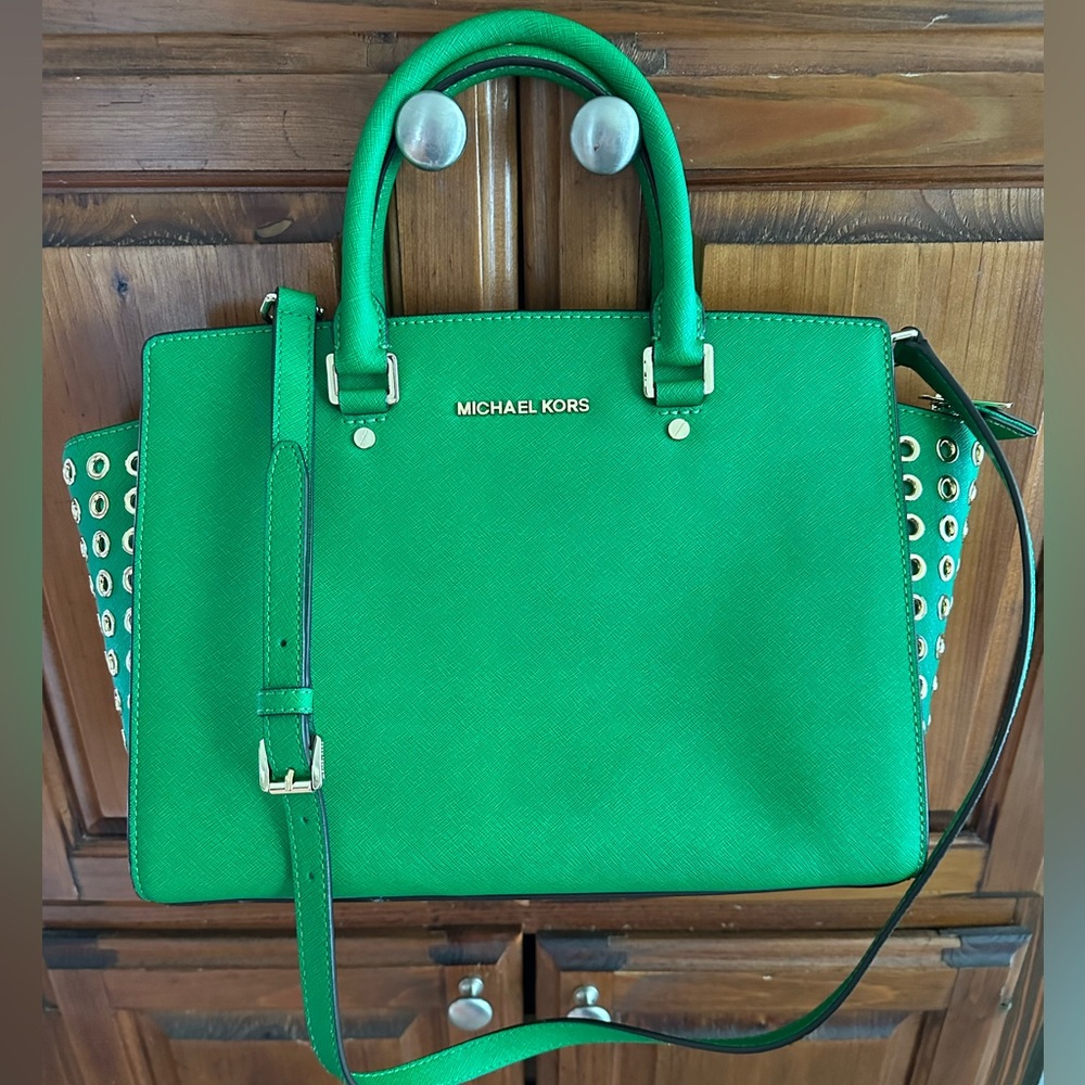 Michael Kors Selma with Grommets Handbag